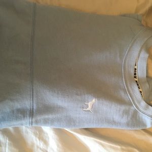 long sleeve blue top